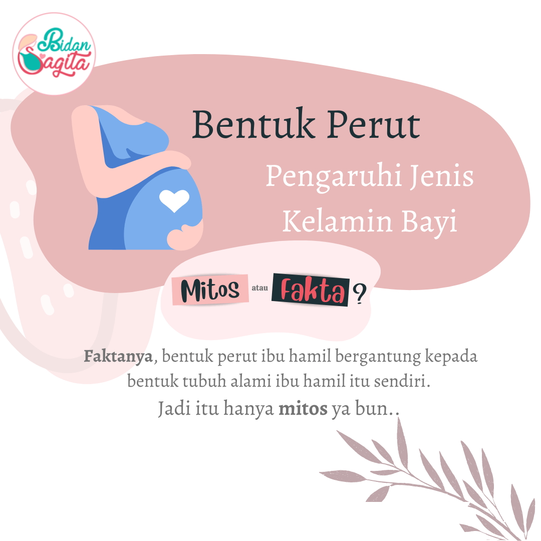 Bidansagita Bentuk perut pengaruh jenis kelamin bayi