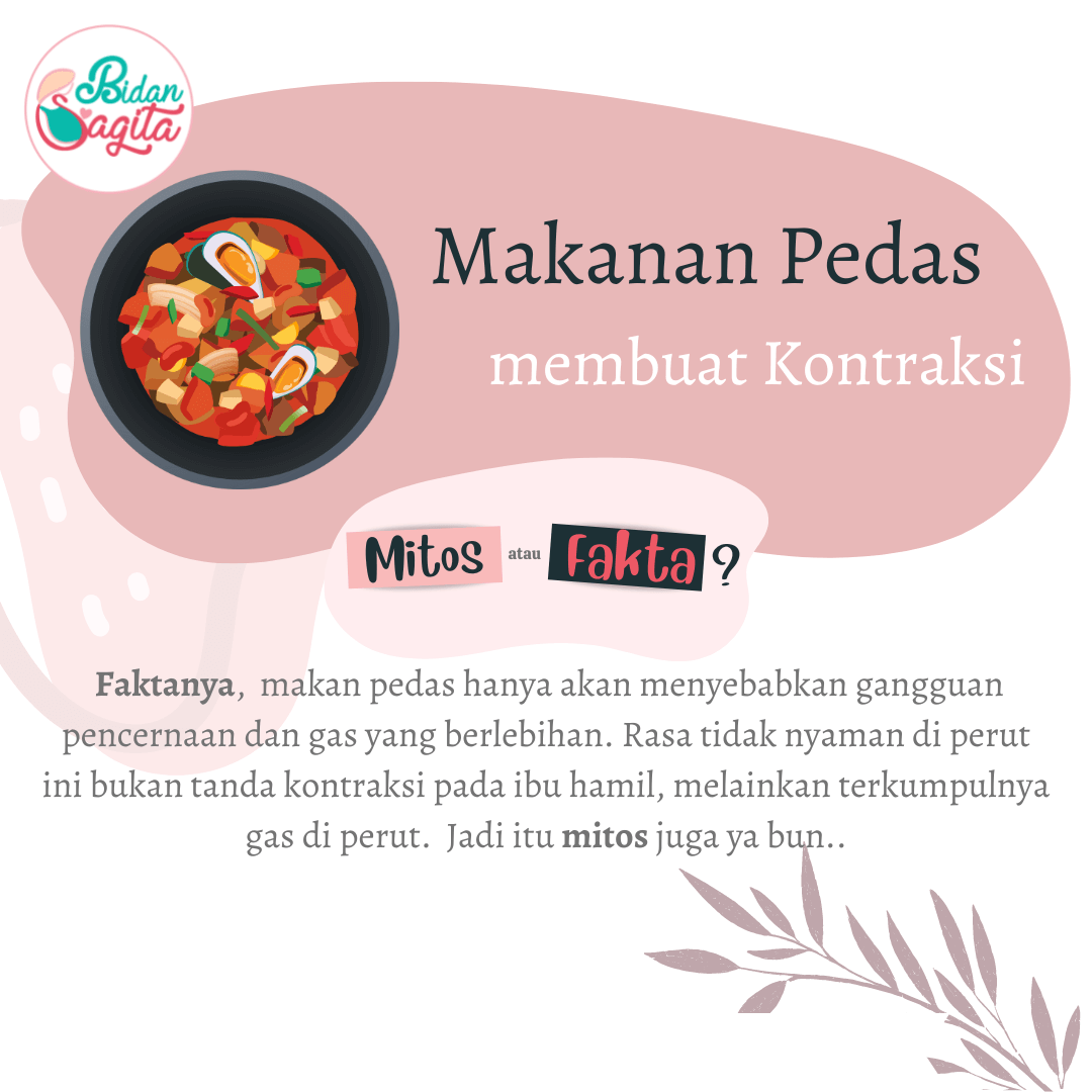 Bidansagita mitos fakta makanan pedas